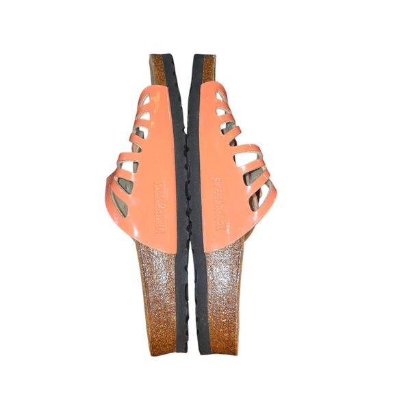 Birkenstock Granada Blush Pink Patent Birko-Flor Slide Sandals Sz EU 38/US W7/M5 - Picture 7 of 12